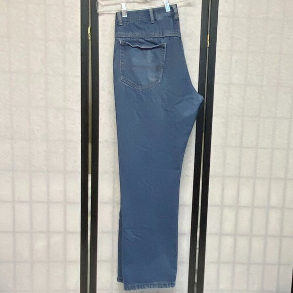 Key Fleece Lined Heavy Duty Denim Jeans Medium Wash 36 Winter Workwear Outdoors - Picture 7 of 13